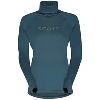 Scott High Neck Shirt W's Defined Merino aruba green
