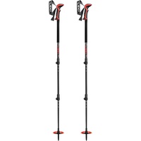 Leki Haute Route 3 Dark Anthracite-Dark red-Black, 110-150cm