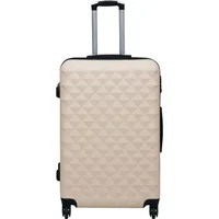 VidaXL Hartschalen-Trolley Golden ABS