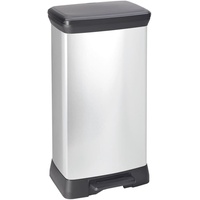 Curver Deco Bin 50L Silbern