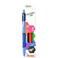 Pentel Kugelschreiber iZee BX470 farbsortiert, Schreibfarbe: farbsortiert, 4 St.