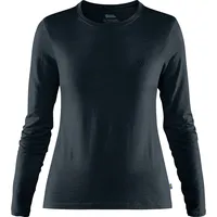 Fjällräven Abisko Wool Ls Sweatshirt, Dark Navy, M