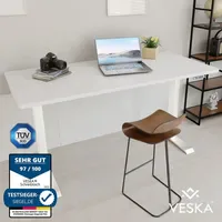 Veska Höhenverstellbarer Schreibtisch (140 x 70 cm) - Sitz-