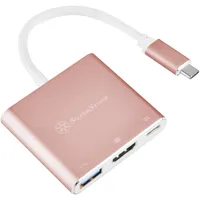 Silverstone EP08 - Externer Videoadapter - USB-C 3.1 -