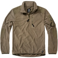 Brandit Textil Brandit Troyer Ripstop Fleece Mit Halbem Reißverschluss