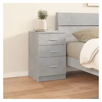 VidaXL Nachtschrank Betongrau 40 x 40 x 63 cm