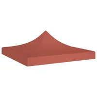 VidaXL Partyzelt-Dach 3x3 m Terrakotta-Rot 270 g/m2