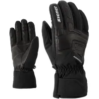 Ziener GLYXUS Ski-Handschuhe/Wintersport | wasserdicht atmungsaktiv, black, 6,5