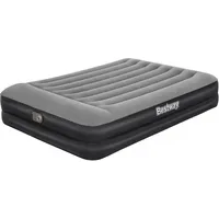BESTWAY Tritech Queen Built-in Pump Double Air Bed Grau
