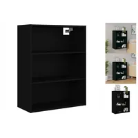 VidaXL Hängeschrank Schwarz 69,5x32,5x90 cm