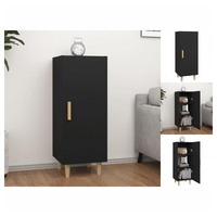 VidaXL Sideboard Schwarz 34,5x34x90 cm Holzwerkstoff