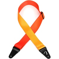 Fender 2 inch ombre strap, tequila sunrise