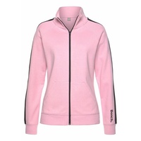 Bench. loungewear Bench. Sweatjacke mit Seitenstreifen und Stehkragen, Gr.