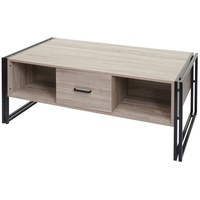 MCW Couchtisch MCW-A27b, Beistelltisch Wohnzimmertisch, 3D-Struktur, 45x110x60cm MVG-zertifiziert, Metall