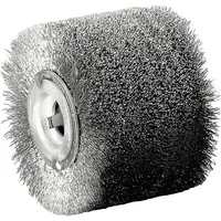Lessmann Satinierwalze VA-Stahldraht Ø100xB70mm 19,2mm