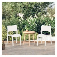 VidaXL Gartenstuhl 51,5 x 47 x 31 cm weiß