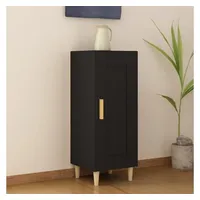 VidaXL Sideboard Schwarz 34,5x34x90 cm Holzwerkstoff