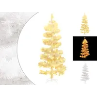 VidaXL Spiral-Weihnachtsbaum mit Ständer Weiß 150 cm