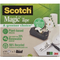 Scotch Tischabroller inkl. 14 Rollen Klebefilm Schwarz