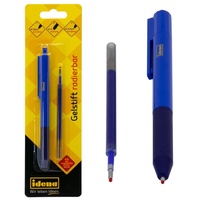 IDENA Gelstift radierbar blau Blister