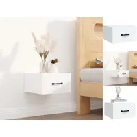 VidaXL Wand-Nachttisch Weiß 35x35x20 cm
