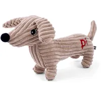 Petface Hundespielzeug aus Kord, Hellbraun