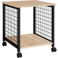 Tectake Gary Braun Eiche 40 x 40 x 48