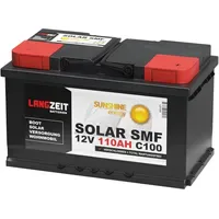 LANGZEIT Batterien Langzeit Solarbatterie SMF 110Ah 12V