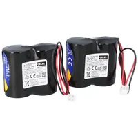 Akkuman Ersatzbatterie kompatibel ABUS Security-Center für 2WAY-Funksirene 2x2er Set