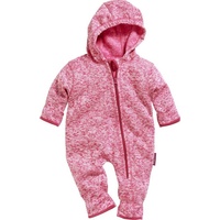Playshoes Fleece-Overall Unisex Kinder Jumpsuit, pink Strickfleece, 74