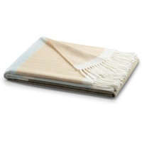 Biederlack Plaid »Blockstripe«, mit sanften Pastelltönen, Kuscheldecke grün