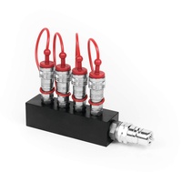 Tchibo TCM CO2 Verteilerblock (4x3/8 in auf 1x3/8 out),