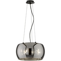 Fischer & Honsel Pendelleuchte Dima, Rauchglas, einflammig, 40cm