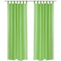 VidaXL 2 x Transparente Gardine Fertiggardine 140 x 175cm