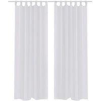 VidaXL 2 x Transparente Gardine Fertiggardine 140 x 225