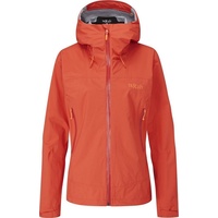 Rab Damen Downpour Plus 2.0 Jacke (Größe XS, rot)