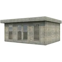 Palmako Bret 5,74 x 4,74 m grau Doppeltür