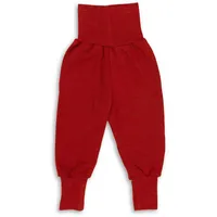 Engel Natur Baby-Hose lang mit Nabelbund, Bio-MerinoSchurwolle, maschinenwaschbar (74/80,