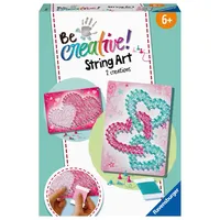 Ravensburger 18242 - BeCreative! String Art Herz Fadenbilder, Bastelset