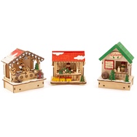 Small Foot Company Small foot 11390 - Weihnachtsmarkt-Hütten mit