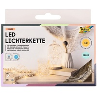 Folia LED-Mini-Lichterkette Batteriebetrieb 20 LEDs - Weiß