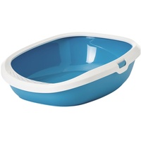 Savic Katzentoilette "Gizmo Large" blau / weiß 52 x