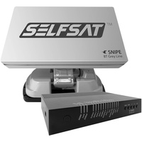 Selfsat Snipe BT Grey Line Sat-Anlage, Twin-LNB, grau