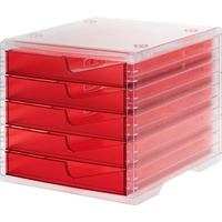 Styro Schubladenbox styroswingbox light cranberry 275-8430.22224, DIN C4 mit