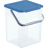 Rotho Basic 9l mit Deckel und Henkel, Kunststoff (PP)