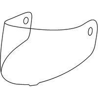 HJC Helmets HJC HJ-33 Visier, (Clear,One Size)