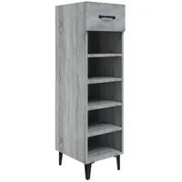 VidaXL Schuhschrank Grau Sonoma 30x35x105 cm Holzwerkstoff Vidaxl