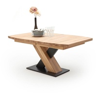 MCA Furniture Mendoza Bootsform mit X-Säule, ausziehbar braun