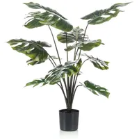 Emerald Monstera-Pflanze Künstlich 98 cm im Topf