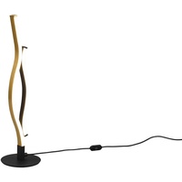 Trio LED Tischleuchte Blaze 1-flammig Messing Matt 13,5 cm